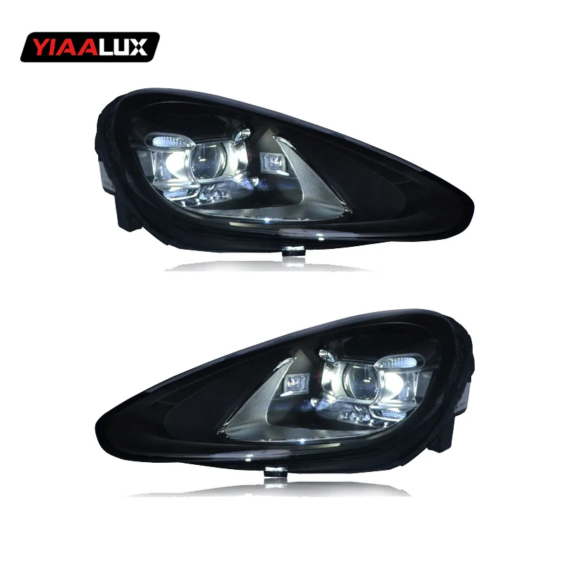 Old to new 2015-2017 upgrade 2019 LED Headlight for Porsche cayenne 958.2 Headlights