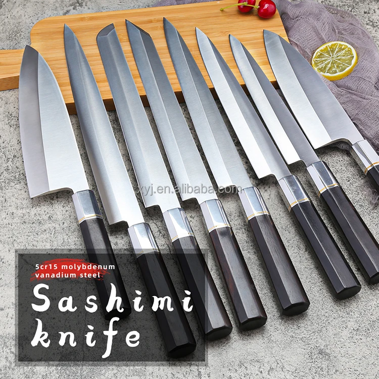  Kitchen Knife Sets, 5Cr15 High Carbon Steel Kitchen