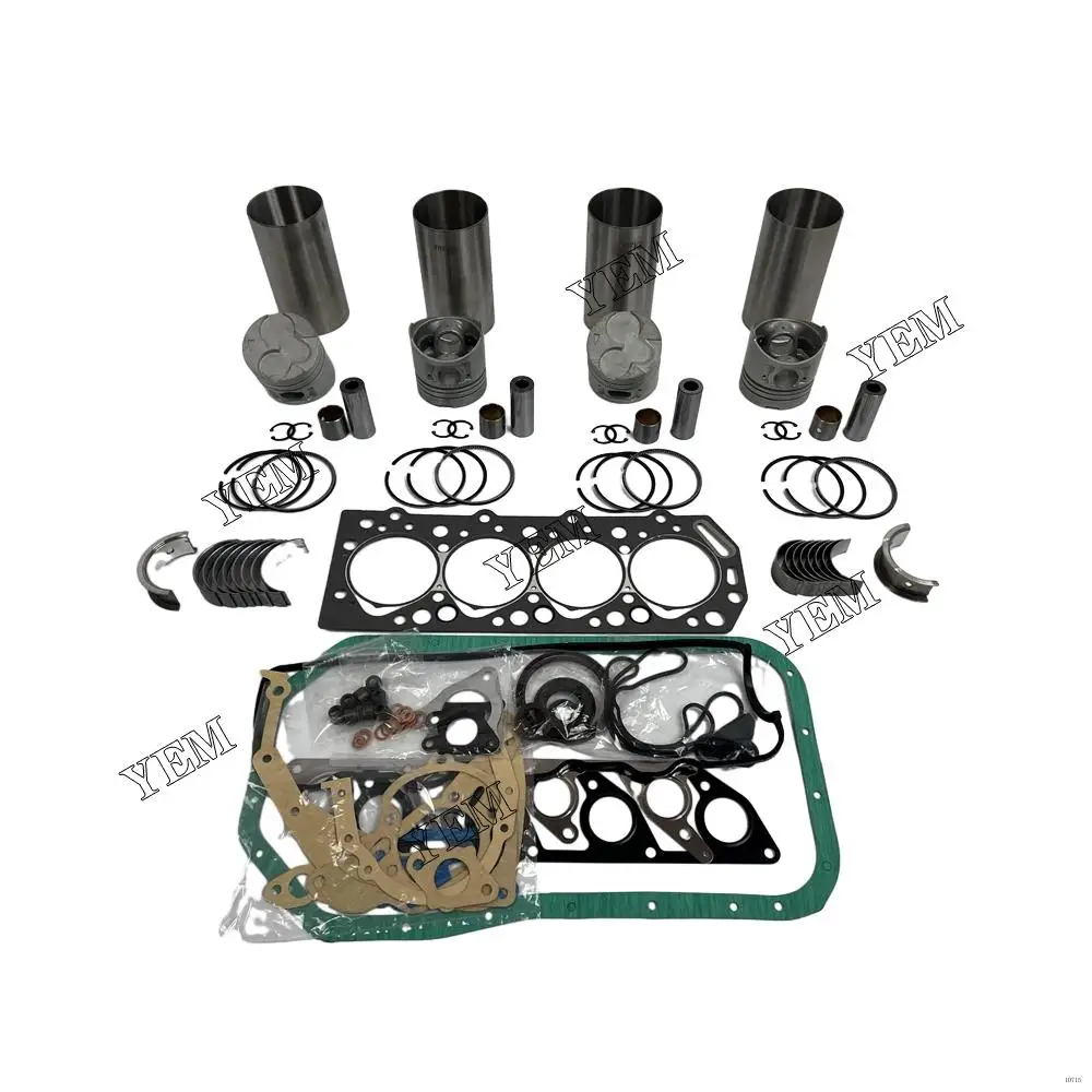 4D55 Engine Overhaul Kit With Piston Rings Liner Cylinder Gaskets Bearings for Mitsubishi