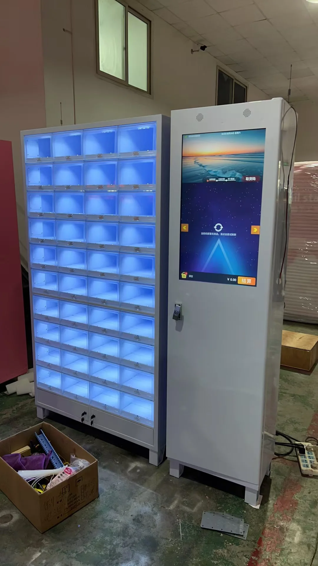 Automatic Locker Vending Machine Coin Credit Card Token Payment System Gift Exchange Cabinet for Shopping Mall manufacture