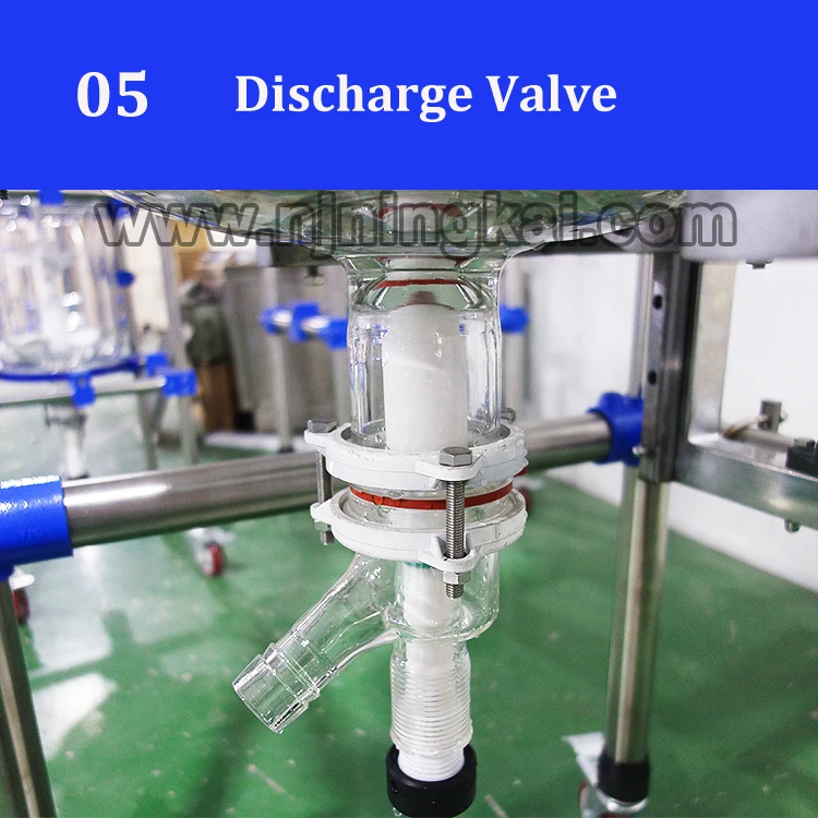 lab chemical jacketed glass reactor vessel for laboratory use supplier