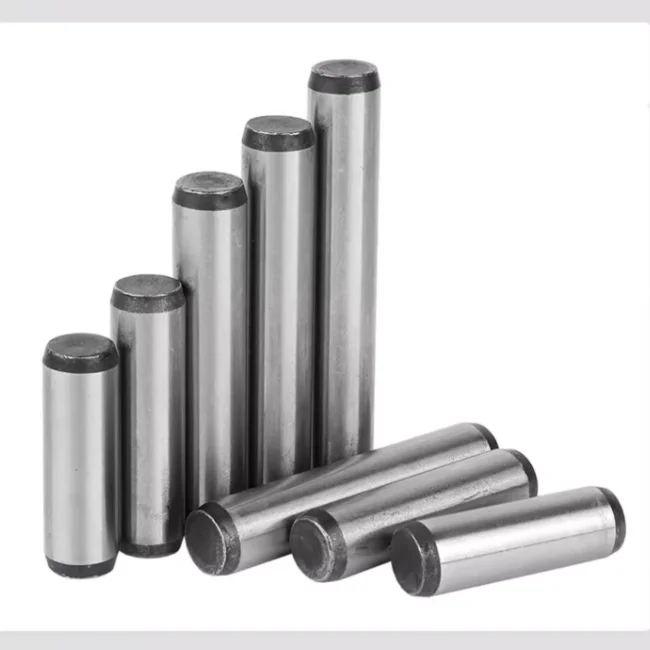 product high rated precision stainless steel hardness stepped threaded knurled dowel pin-62