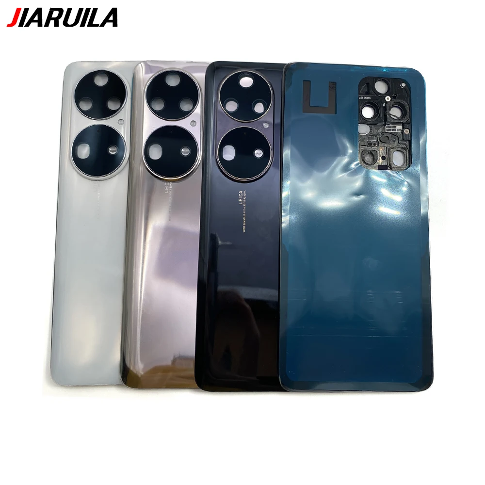 Huawei P50 Pro用背面バッテリーカバー 交換用リアハウジング カメラ