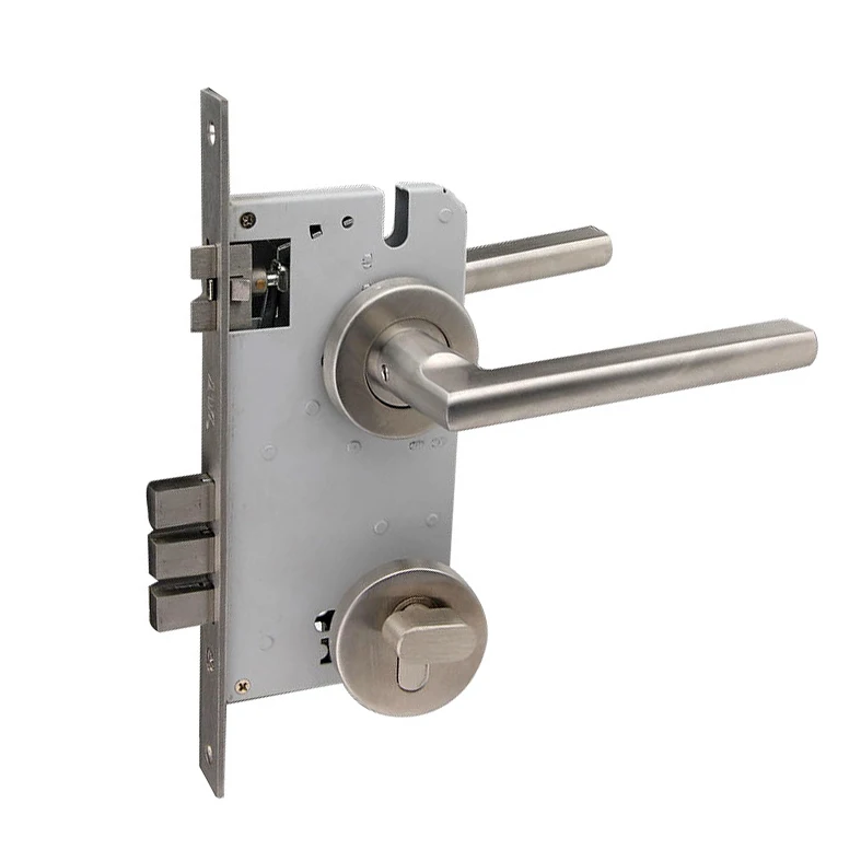 European Standard Security Mortise Door Locks Stainless Steel Privacy
