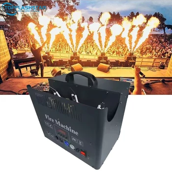 There Head Fire Machine Outdoor Concert Stage FX Real Fire Thrower DJ Fire Machine Flame Machine for Stage Light Concert