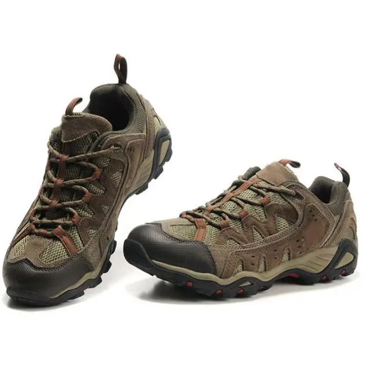 Fashion Mens Hiking Shoes Non-slip Shock Absorption Breathable Outdoors Climbing Shoes