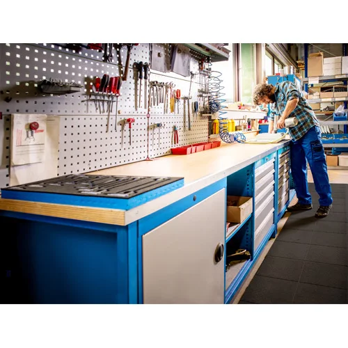 Multiplex Work Top Beech Multiplex Worktop Depth 750 with Galvanized Steel Cover Kitchen ...