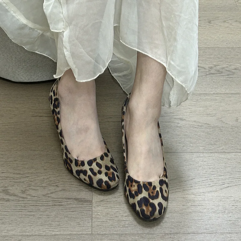 2024 Fancy Women Latest Round Toe High Heel Animal Prints Pumps Silver Women