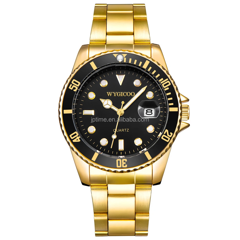 Oem All'ingrosso Di Lavoro Di Acqua Resistente Al Quarzo Degli Uomini Di  Lusso Cassa In Oro Da Polso Degli Uomini D'oro Orologio - Buy Golden  Vigilanza Degli Uomini,Degli Uomini Orologio Da Polso