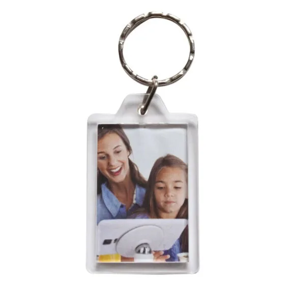 Mini Plastic Round Clear Photo Frame Gift Keychain Buy Round Plastic