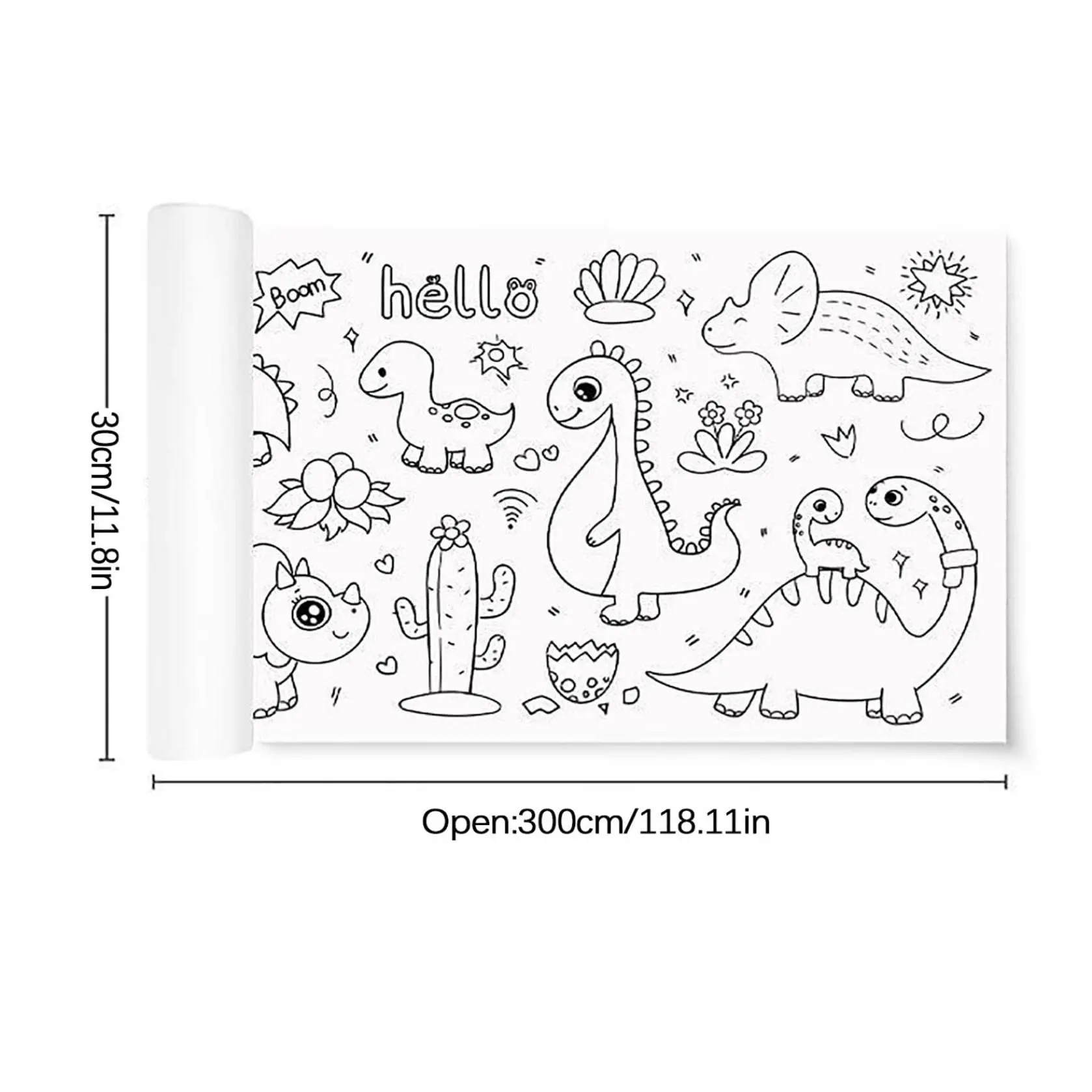 Children's Drawing Roll -coloring Paper Roll For Kids,Drawing Paper ...