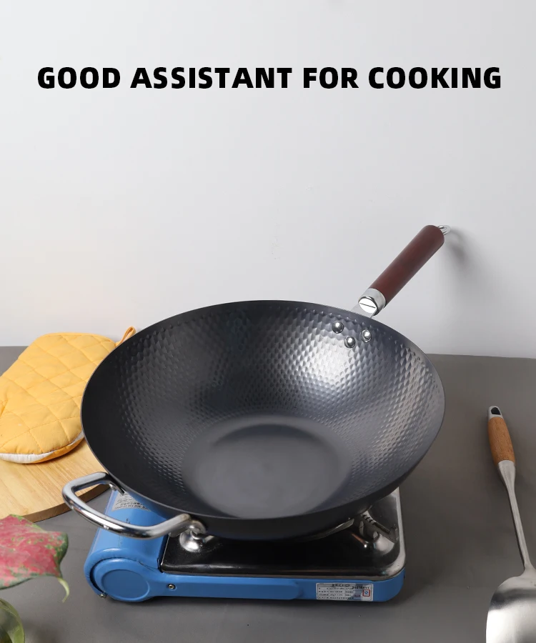 New Arrival Craft Detachable Handle Restaurant Pan Wok Traditional ...