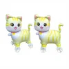 Gattino giallo con ruote