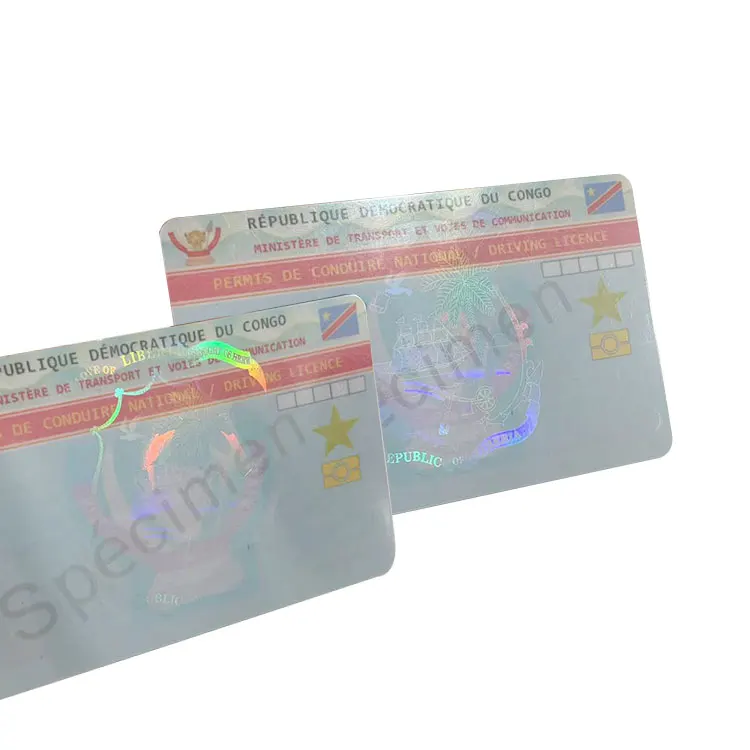 Free Design Factory Custom Printable Anti-counterfeiting Plastic PVC Card With Anti-counterfeiting Label Sticker