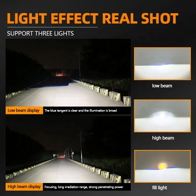 MiaoDiSheng M6PRO Bi Led Laser Lens High Power 65w 75w Bi Laser Lens for Led Headlight Car Light