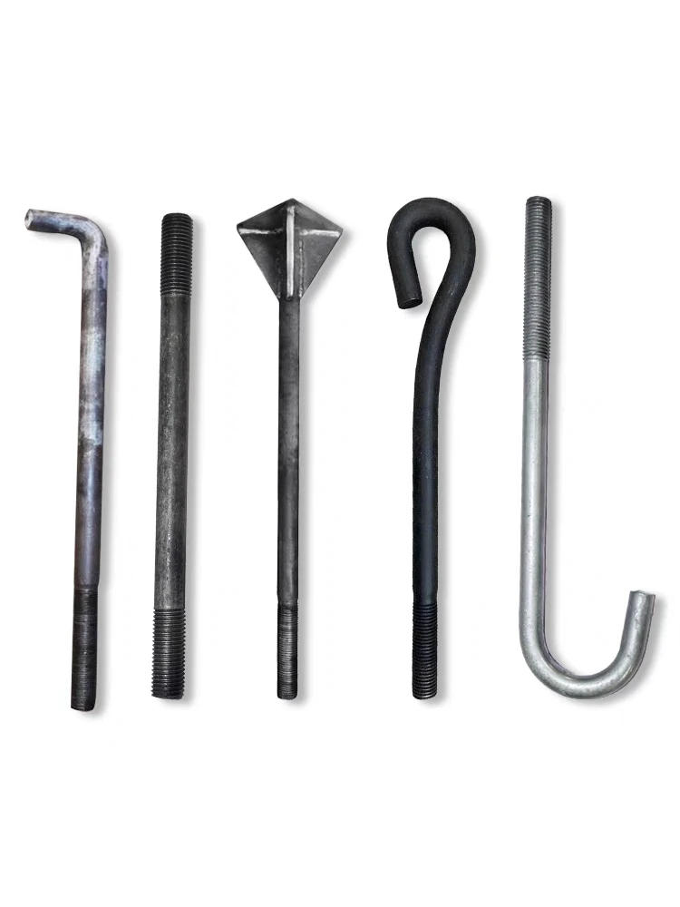 Astm A325 M10 M16 M24 M25 M30 M36 Stainless Steel Anchor Bolts F1554 J