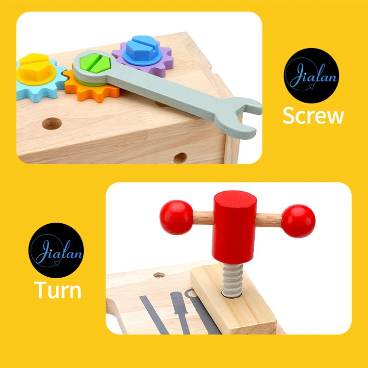 Деревянные детские игрушки Монтессори для детей электрика игрушка механический ящик инструментов