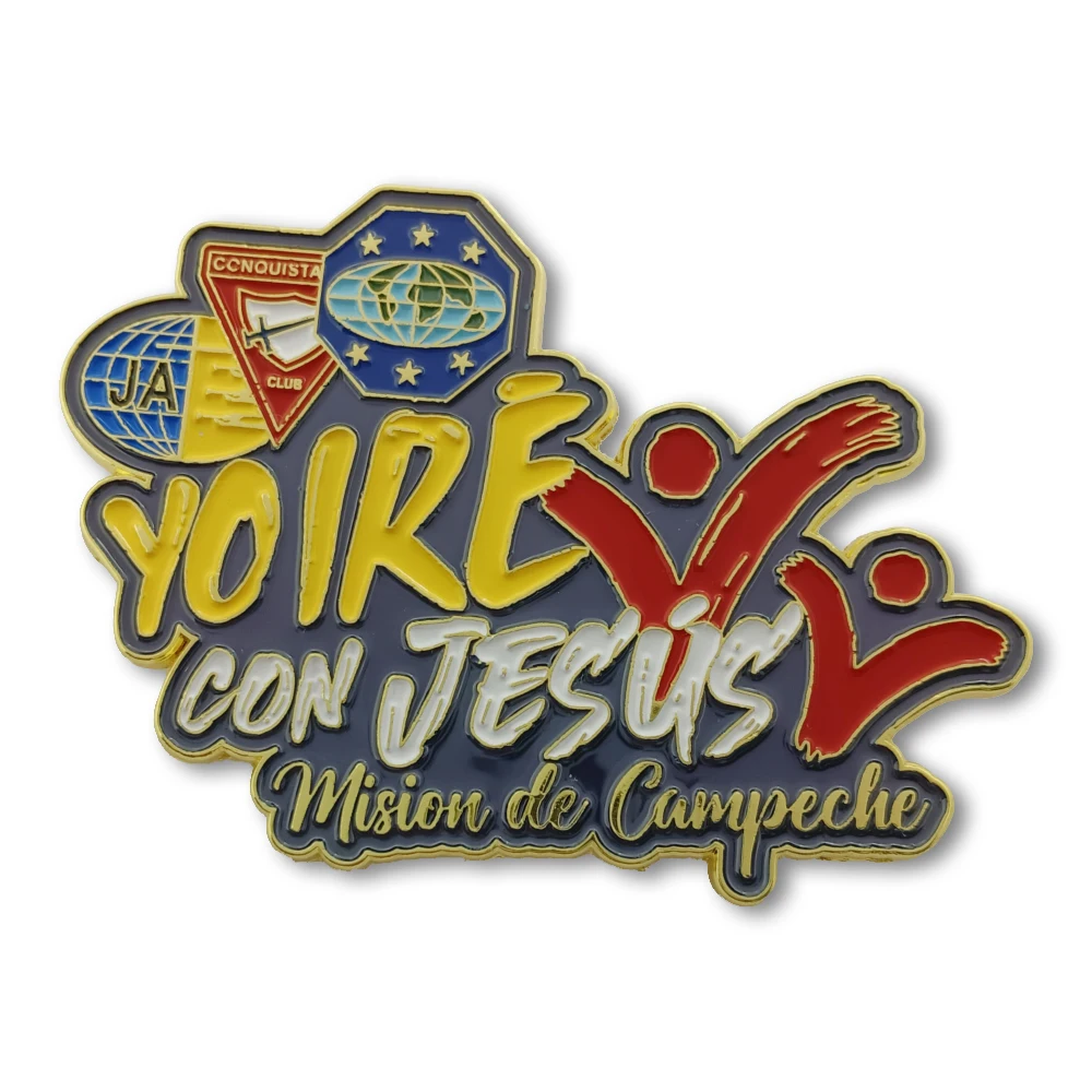 Factory Custom Metal Logo Enamel Lapel Pin Believe Chirst Adventist Jesus Chaplain Religious Christian Badge