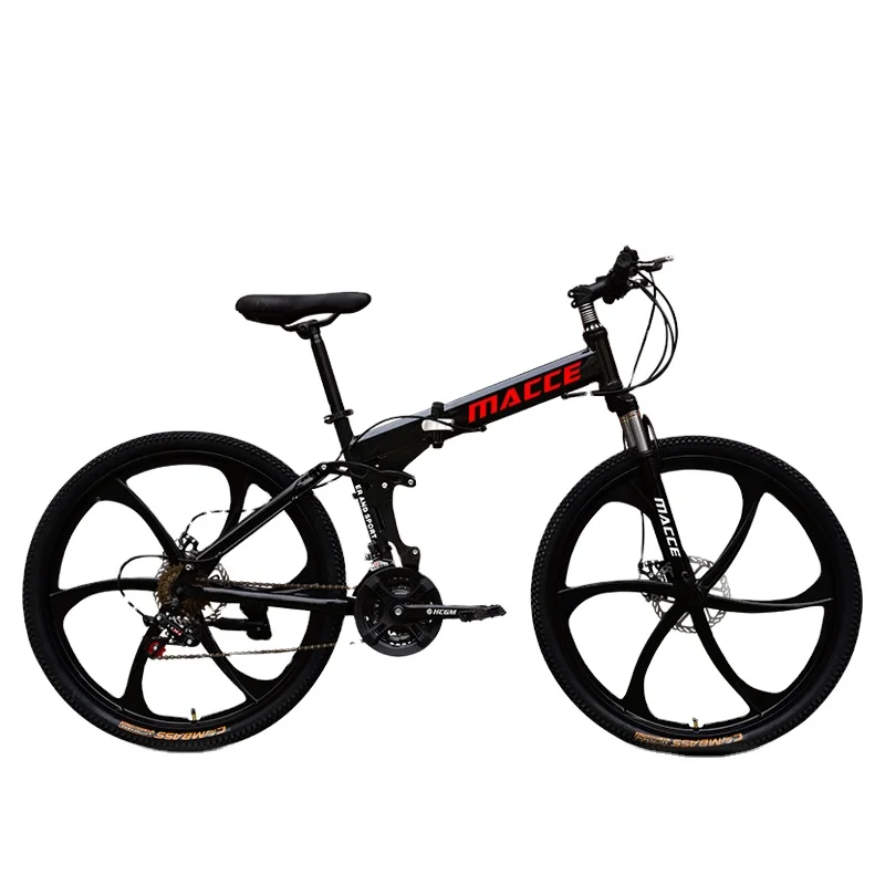 Portable Aluminium Mtb Road Bicycle Full Suspension Mountain Bikes Folding  Bike for Adult
