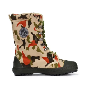 2026 Wholesale Customization New Trend Desert Combat Tactical Hiking Boots Men Waterproof with Zipper