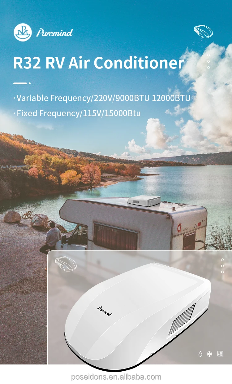 Gree R32 Auto Roof Mounted Air Conditioning For Motorhome Caravan 220v