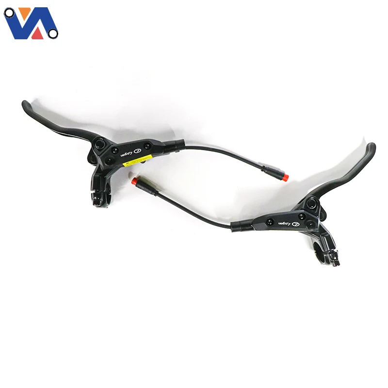New Image Bicycle Brake Lever Right & Left for V20 Fat Bike Electric Right and Left Brake Lever Bike Kit Replacement Bike Parts