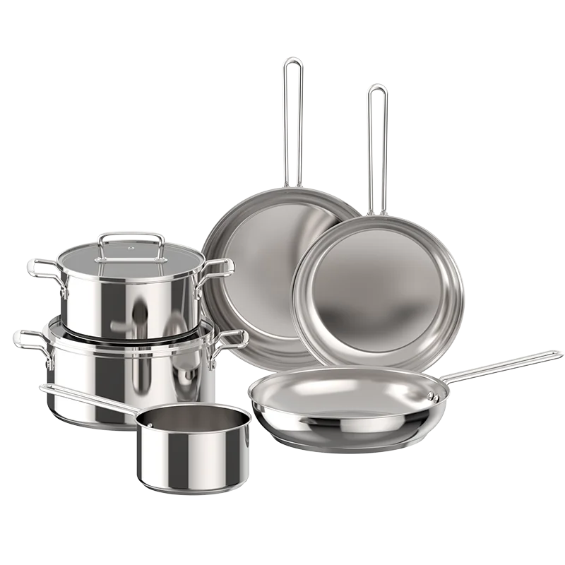 ASD Stainless Steel Kitchen Cookware Manufacturers Cooking Pot Set Wok Cooker Kitchenware