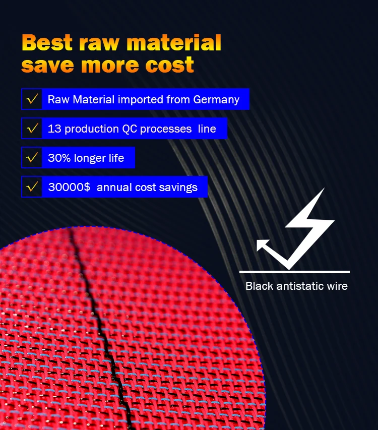 Monofilament Open Weave Mesh Fabrics in Chinese Factory Sale Industrial Polyester