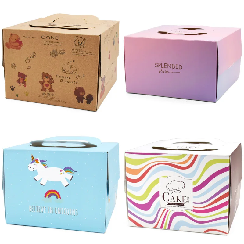 Printing Custom Decorative Fancy Cake Boxes Roll Cake Box 2025 Days