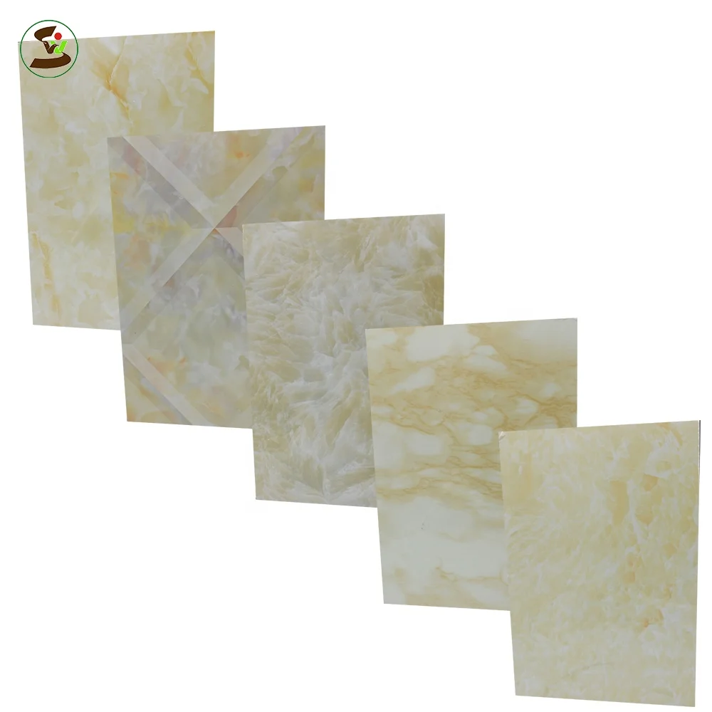 New Design Anti Scratch Waterproof Polymarble Sheet Pvc Marble Wall Panel Price