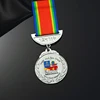Silver plated Metal Medals Badges