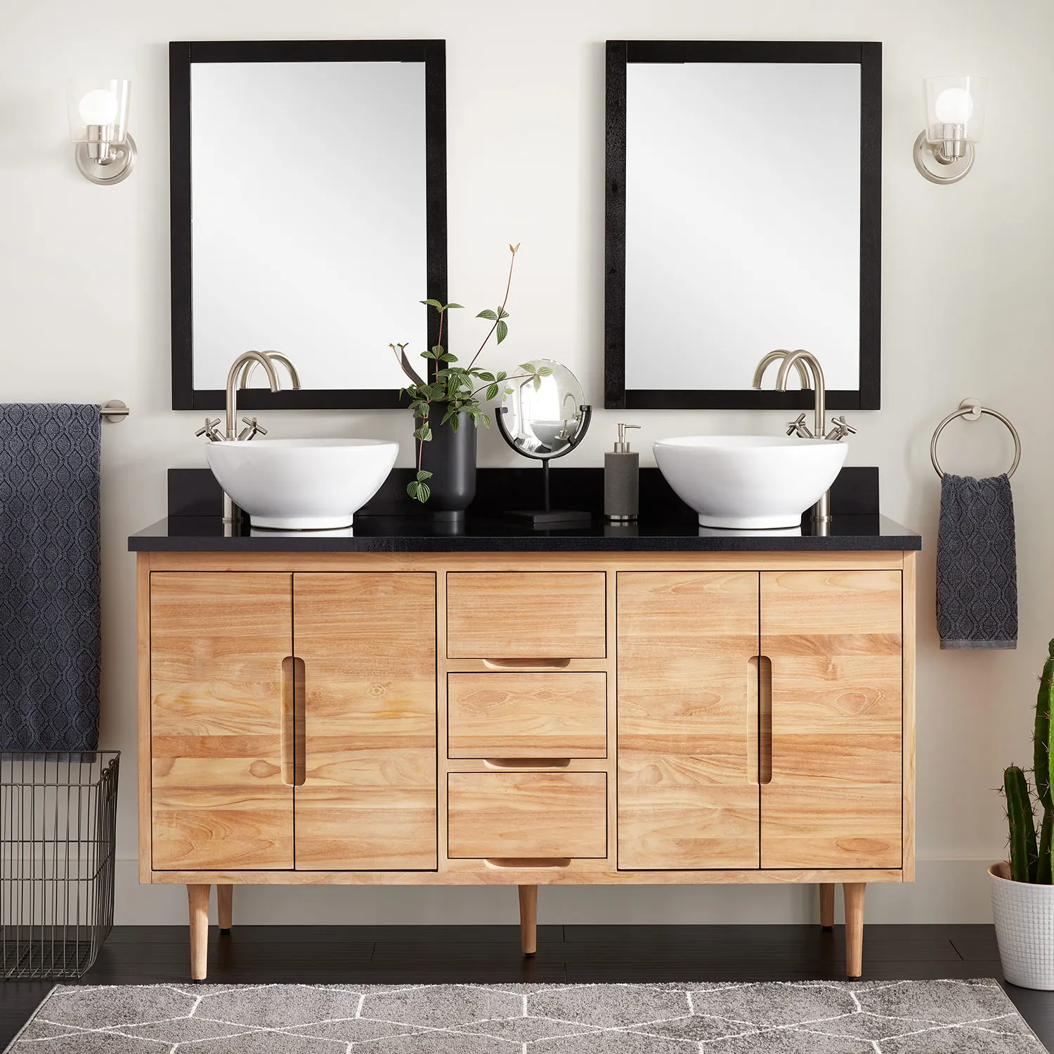 Canada Bathroom Vanity Cabinet Modern Laminate Bathroom Vanity - Buy ...