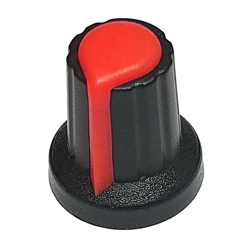 Bouton De Potentiomètre – Axe 6mm Cannelé, Diam 40mm, Hauteur 19mm – 1 Pièce