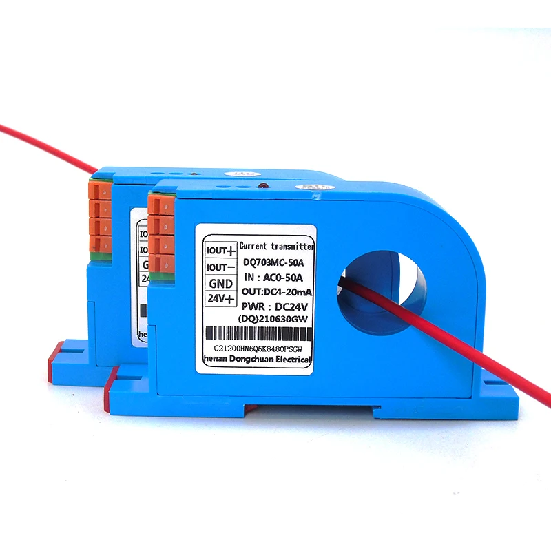 Hall effect dc current sensor 4 20ma current transmitter smart current