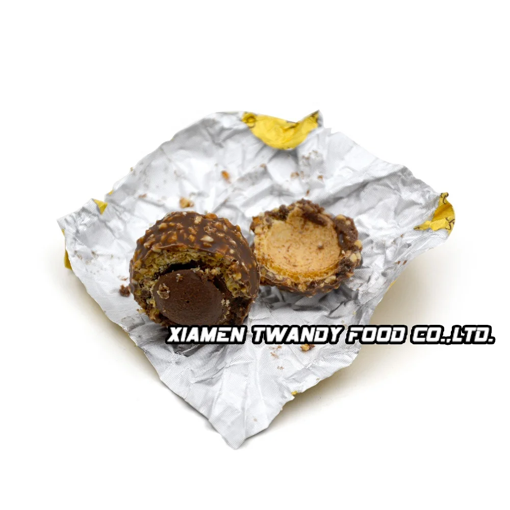 Wholesale Custom Private Label Nut Compound Golden Chocolate Ball