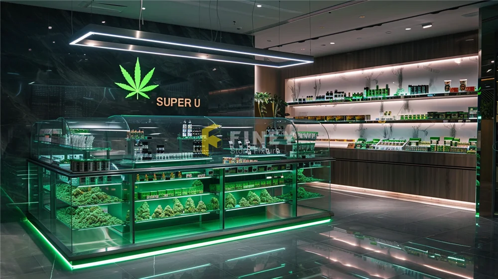 Custom Modern Smoke Shop Interior Decoration Design
