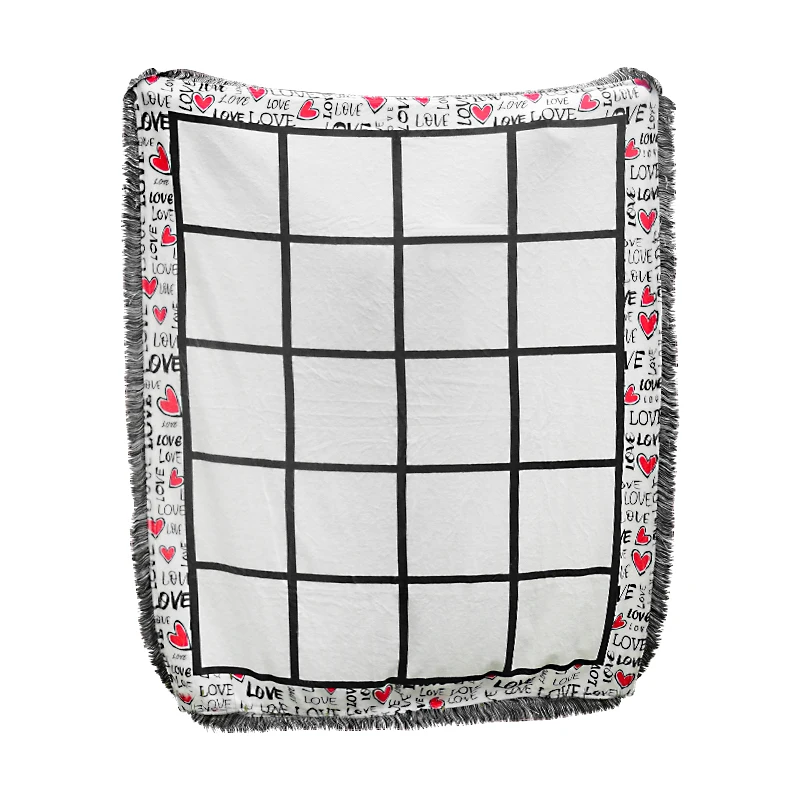 Blank Sublimation Blankets For Heat Press Printed 20 Panels Photo