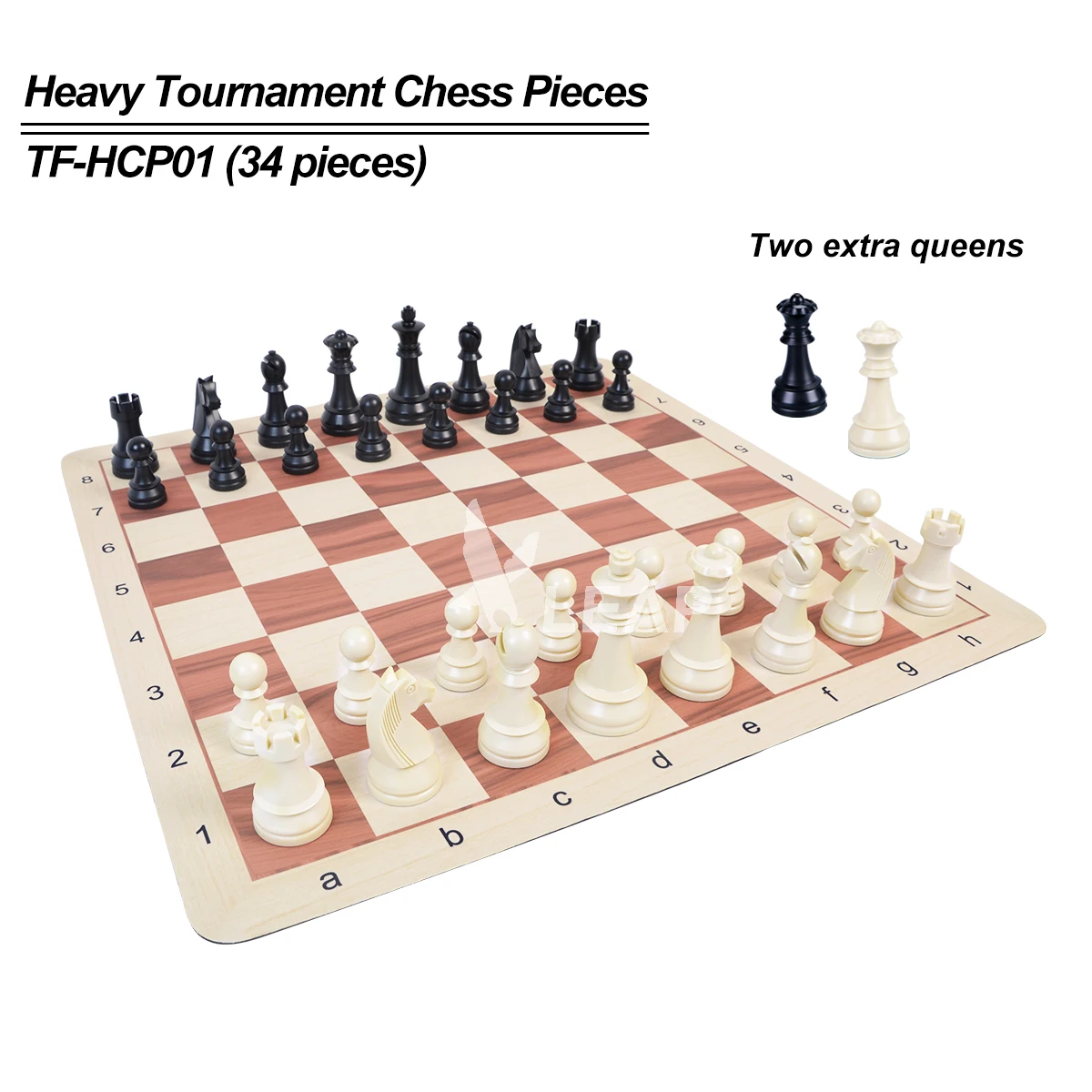 ABS triple weighted chess pieces hard broke heavy chess games pieces piezas  de ajedrez