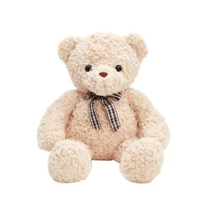 Wholesale Custom Mini Cute Kids Teddy Bear Peluche Toy PP Cotton Filled Stuffed Animals with Bowknot
