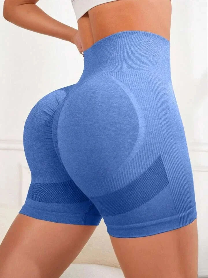 Wholesale Women Sports Biker Seamless Scrunch Butt Lifting Shorts Quick