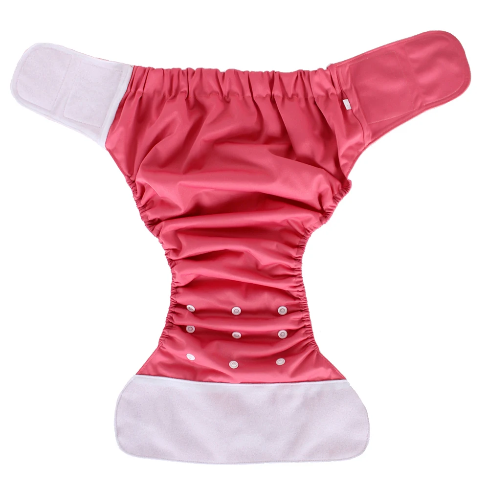 Medium Washable Cotton Adult Cloth Diapers Reusable Adjustable Leak Guard  Dry Surface Absorption for Incontinence Care Old