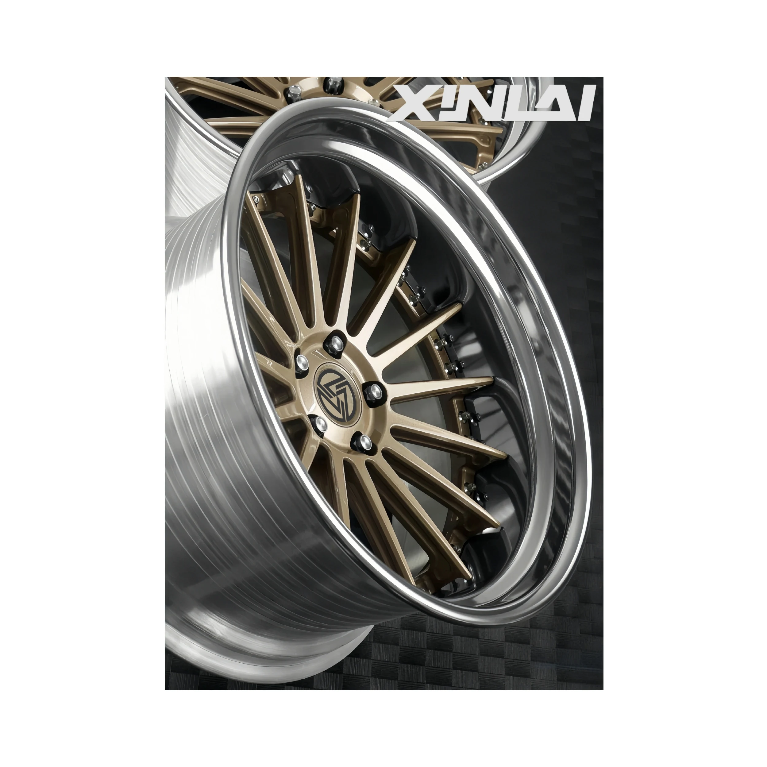 XINL Forged Deep Concave Wheel 5x112 5x130 5x114.3 6x139.7 18-28 Inch for BMW for Land Rover Rim 40mm Brushed Polished Forged - Image 5