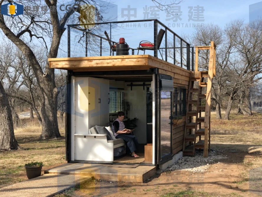 CGCH Low Price Container House Prefabricated Casas Wooden House 40ft Prefab Shipping Container Homes for Sale