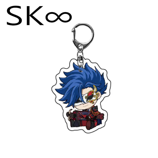 Anime SK8 the Infinity Keychains Cosplay Miya Langa Reki Cherry Blossom Key Rings Kawaii Bag Car Pendant Fashion Fan Gift