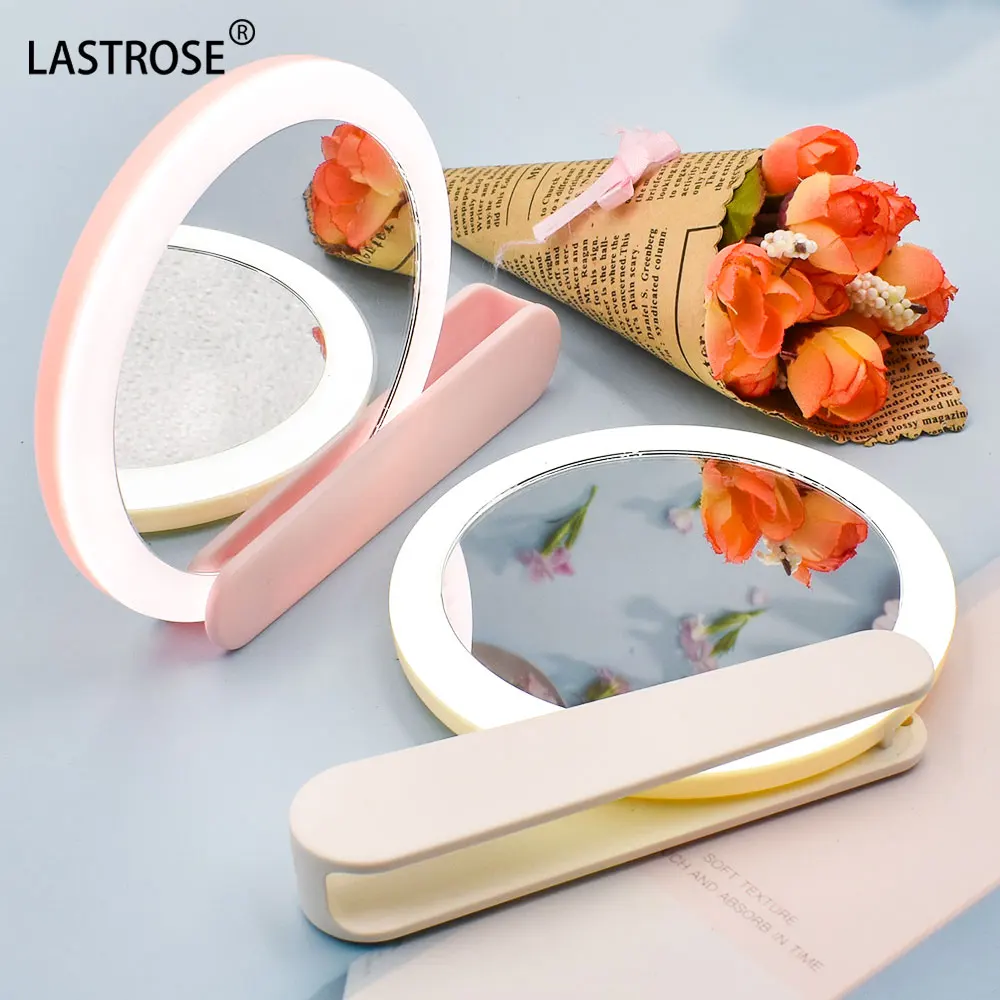 Wholesale Oem Handheld Mirror Private Label Compact Led Pocket Mirror