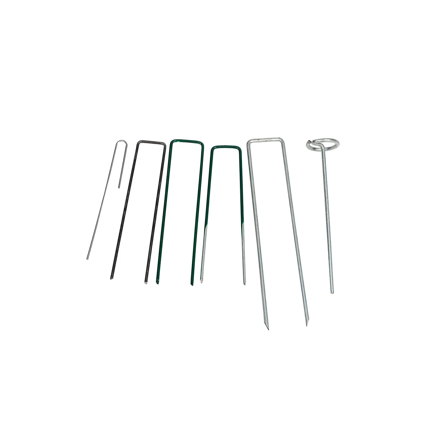 U shape Nail galvanized garden landscape staples for artificial grass