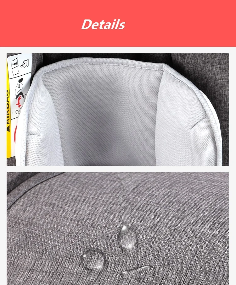 Роскошная детская коляска 3 в 1 Складная двунаправленная коляска с высоким ландшафтом детская коляска