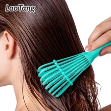 Wholesale Salon Hairdressing Hair Tangle Knot Bristle Detangler Brush Hair Detangling Hair Combs Brush