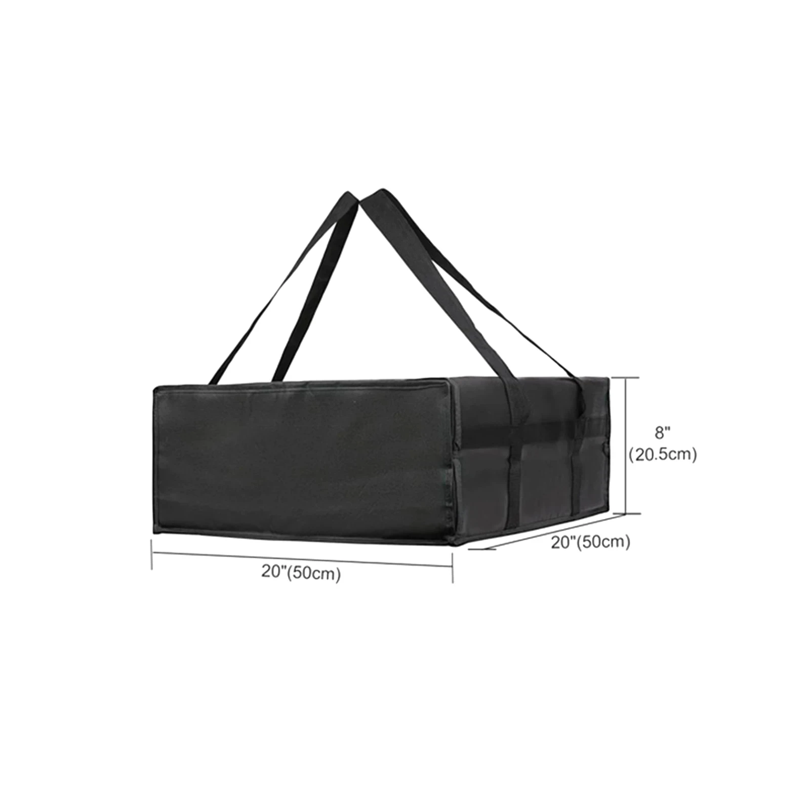 HANSUN Fully Insulated Lightweight Reusable Thermal Pizza Food Delivery Bag for Personal Outdoor Catering & Shopping