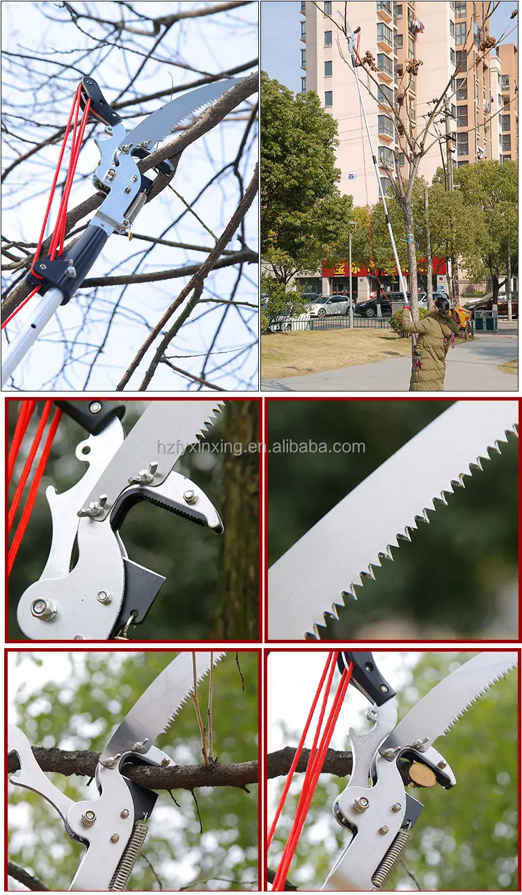 Xinxing High Reach Tree Pruner With Saw 3.57.5 Meters Telescopic Pole